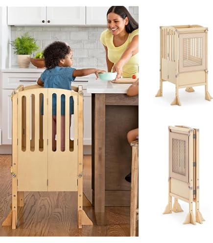 Amazon.com: Guidecraft Contemporary Kitchen Helper® Stool with 2